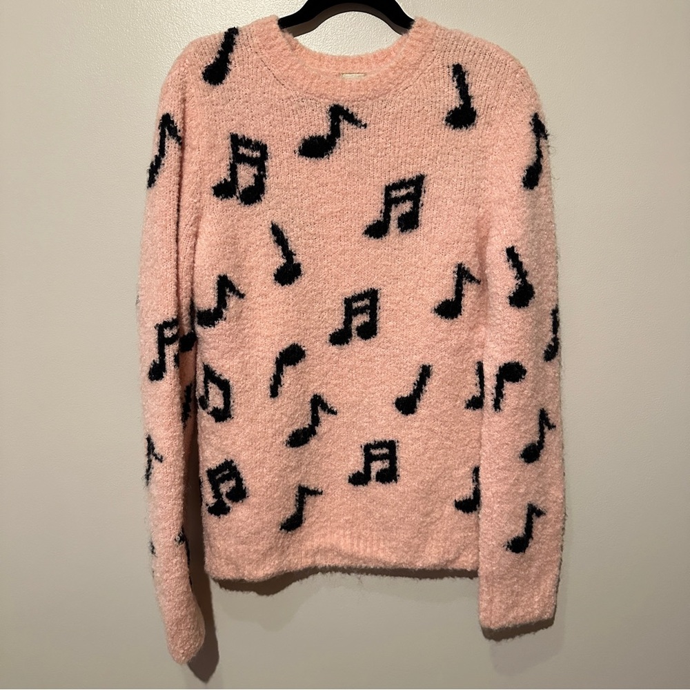 Paul Smith Pink Music Note Sweater